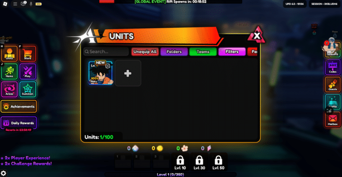 Image of Anime Vanguards player pocket