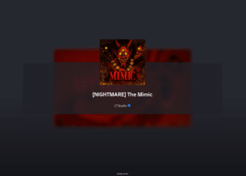 Image of opening game for mimic on roblox