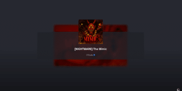 Image of opening game for mimic on roblox