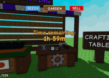 Image of crafting on roblox grow a garden
