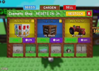 Image of cosmetics in roblox in grow a garden