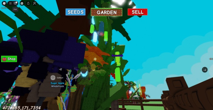 Image of beanstalk tree on roblox grow a garden