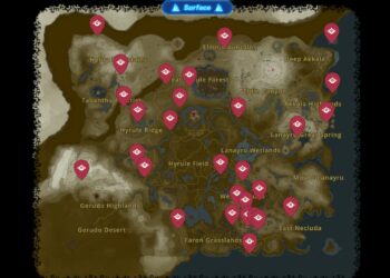 All Hinox locations map Tears of the Kingdom (TotK)