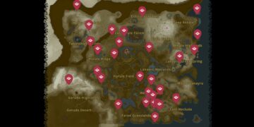 All Hinox locations map Tears of the Kingdom (TotK)