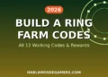 Build a Ring Farm codes 2026 – all working codes and rewards on Roblox