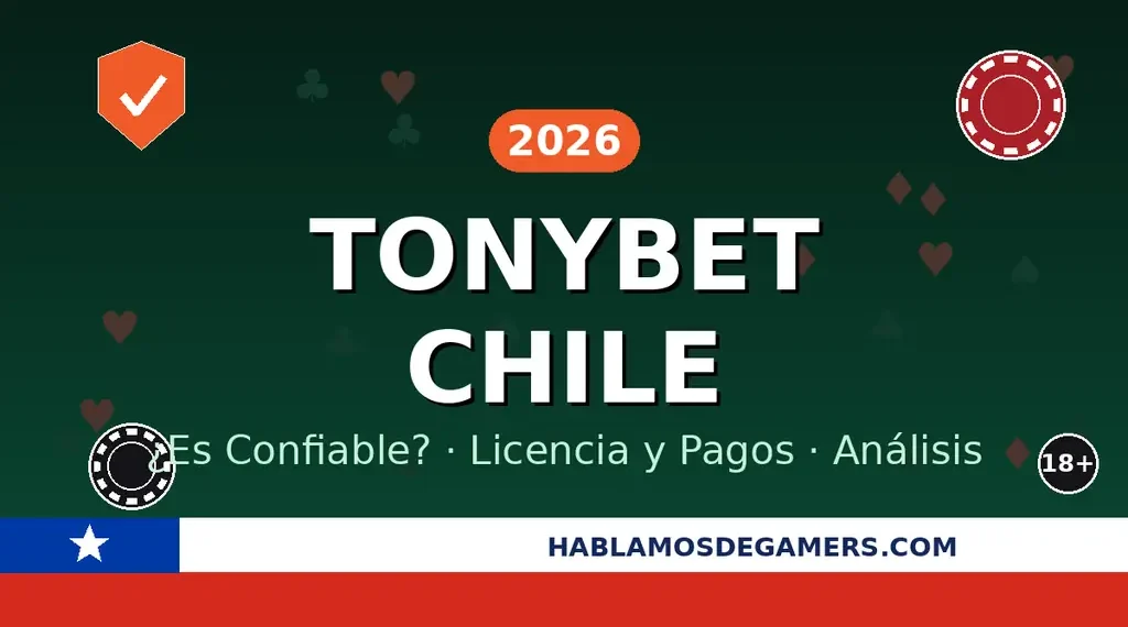 TonyBet Chile 2026 – análisis de confiabilidad, licencia verificable y pagos con Webpay