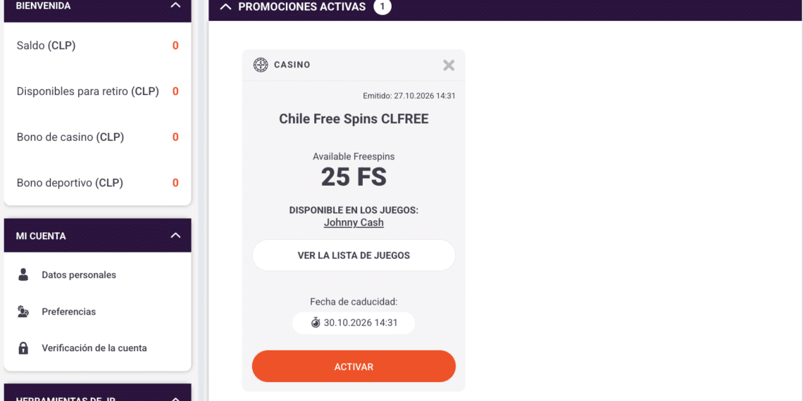 TonyBet Código Promocional Chile 2026: CLFREE – 25 Giros Gratis HDG
